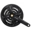 Shimano FC-M371 Crank Set With Chainguard - 3x9-speed - 48-36-26 - Black