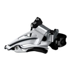 Shimano Deore FD-M618-L Top Swing Front Derailleur 2x10 Down Pull - Low Clamp - Black