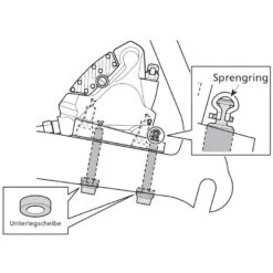 Shimano SM-MA Remklauw Adapter - Flatmount Naar Flatmount Rem | R160D/D (+20 Mm) -Shimano 139811 01 d 241237