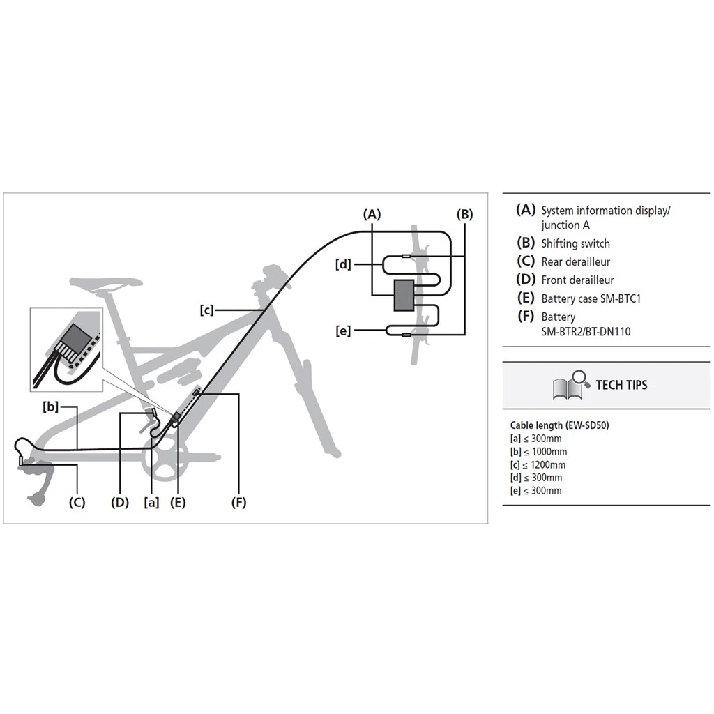 Shimano Di2 BT-DN110-A Battery Pack 5 Shimano Di2 BT-DN110-A Battery Pack - Afbeelding 3