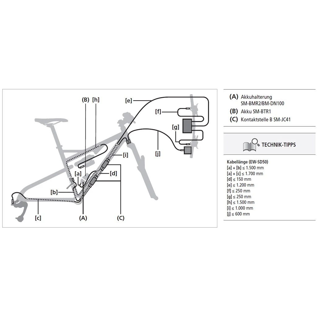 Shimano Di2 BT-DN110-A Battery Pack 6 Shimano Di2 BT-DN110-A Battery Pack - Afbeelding 4
