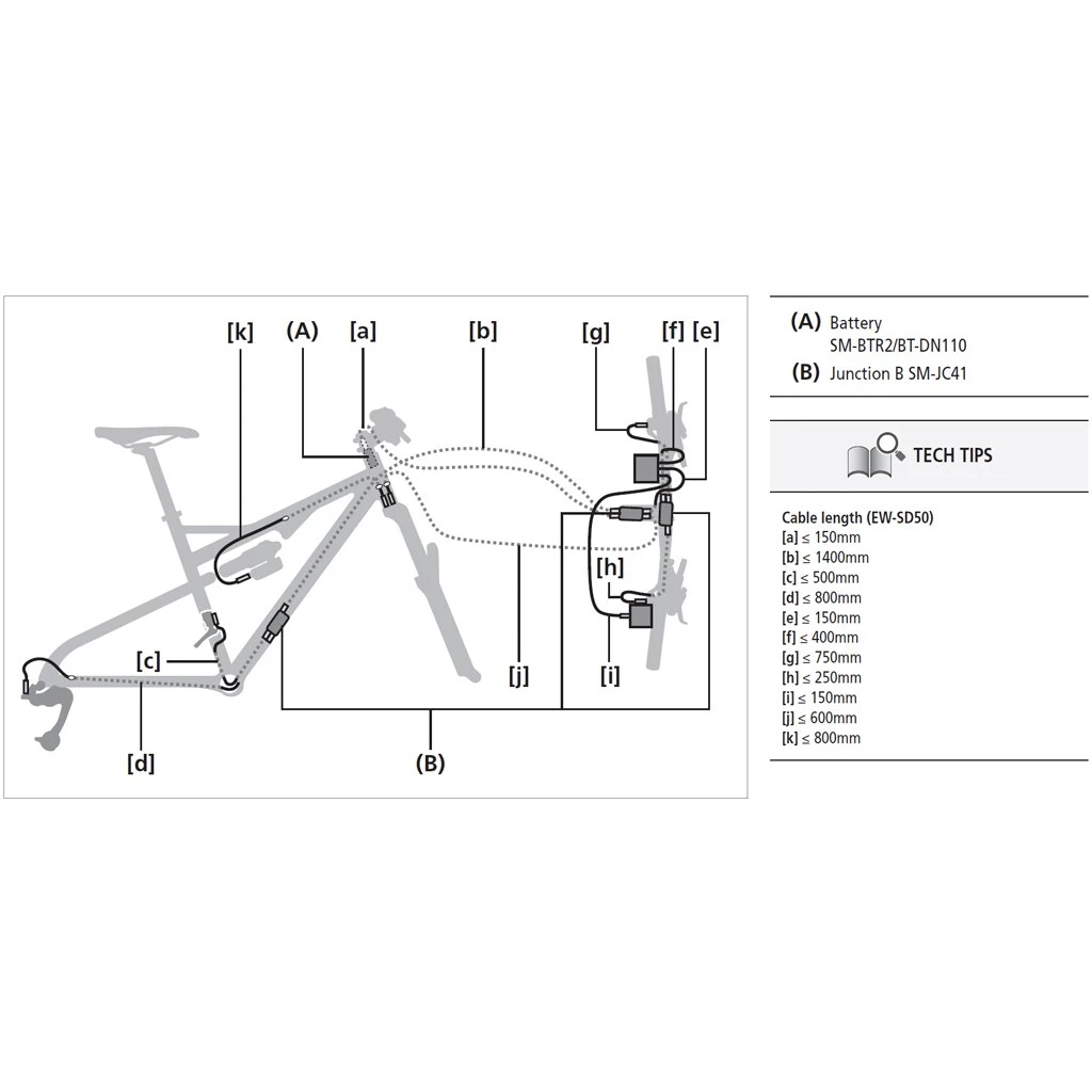 Shimano Di2 BT-DN110-A Battery Pack 8 Shimano Di2 BT-DN110-A Battery Pack - Afbeelding 6