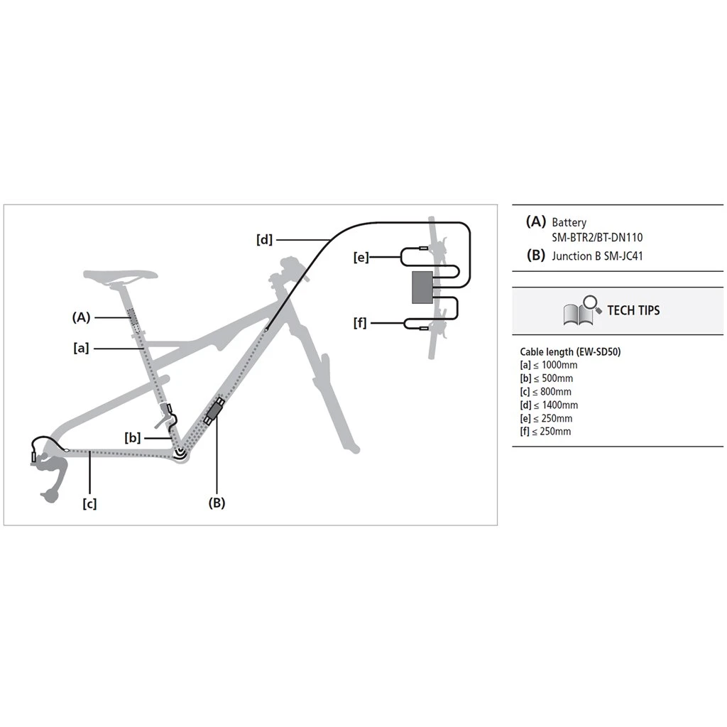 Shimano Di2 BT-DN110-A Battery Pack 10 Shimano Di2 BT-DN110-A Battery Pack - Afbeelding 8