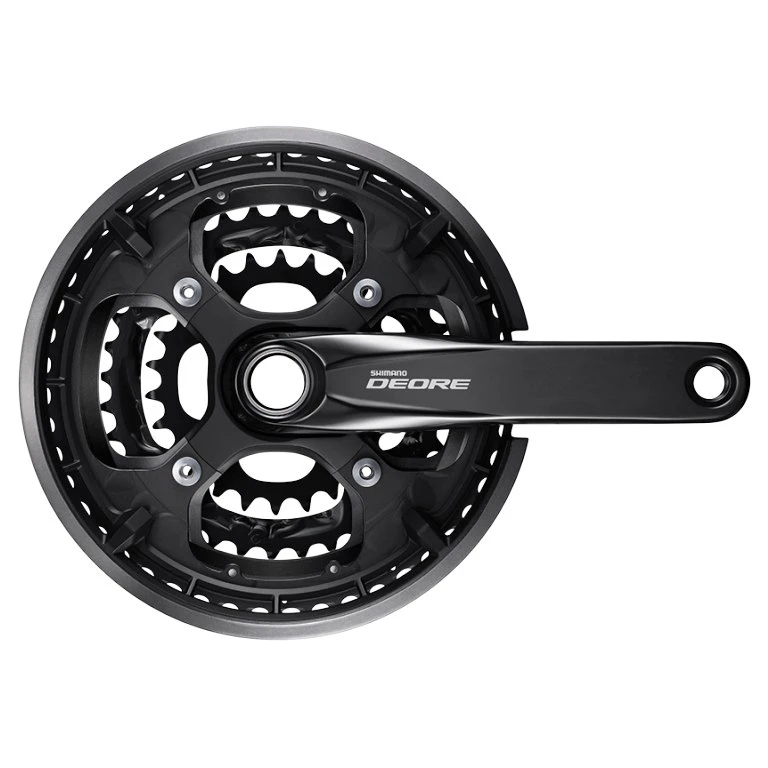 Shimano Deore Trekking FC-T6010 Crankset - 3x10-speed - 48-36-26 - Black 3 Shimano Deore Trekking FC-T6010 Crankset - 3x10-speed - 48-36-26 - Black