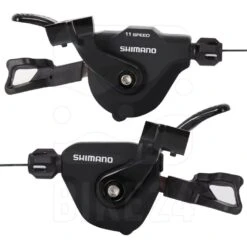 Shimano SL-RS700 Rapidfire Plus Flatbar Shift Lever - I-Spec II - 2x11-speed - Pair - Black