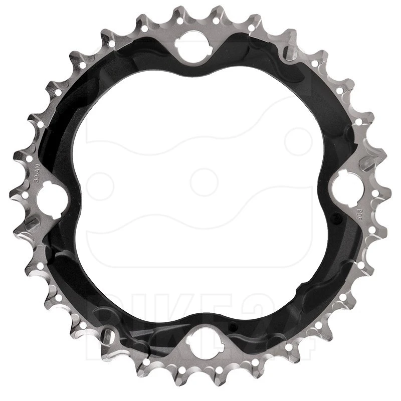 Shimano Deore FC-M6000 Kettingblad 3x10-Voudig 4 Shimano Deore FC-M6000 Kettingblad 3x10-Voudig - Afbeelding 2