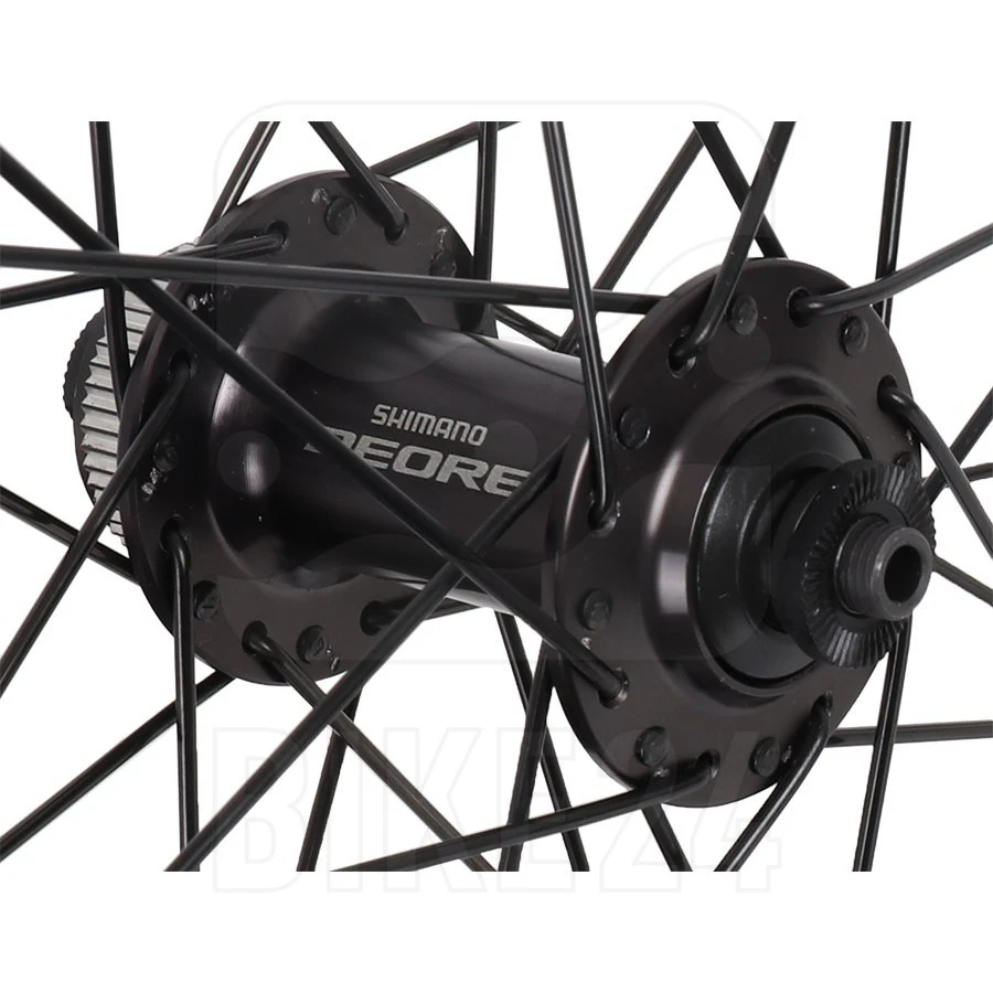 Shimano | Mavic - Deore M6000 | XM 119 - 26 Inch Wheelset - Centerlock - QR - Black 5 Shimano | Mavic - Deore M6000 | XM 119 - 26 Inch Wheelset - Centerlock - QR - Black - Afbeelding 3