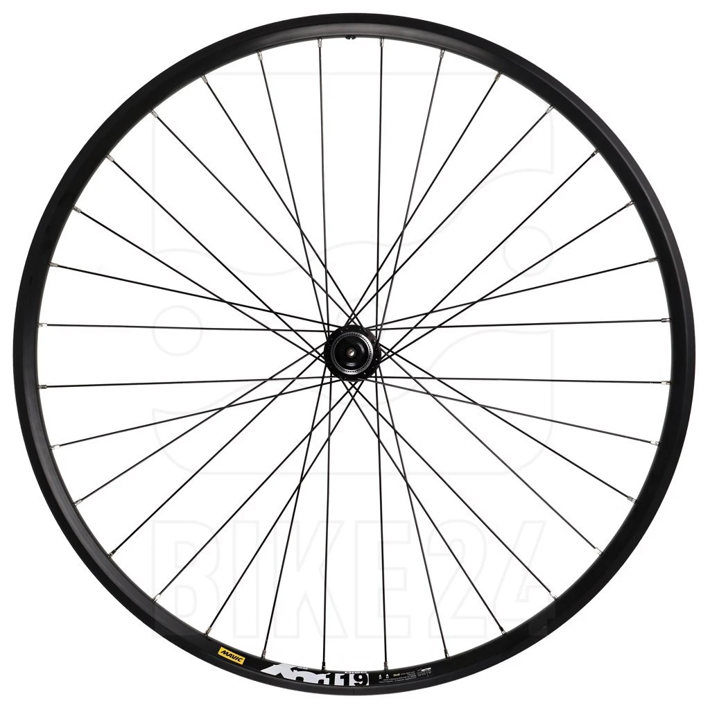 Shimano | Mavic - Deore M6000 | XM 119 - 26 Inch Wheelset - Centerlock - QR - Black 4 Shimano | Mavic - Deore M6000 | XM 119 - 26 Inch Wheelset - Centerlock - QR - Black - Afbeelding 2