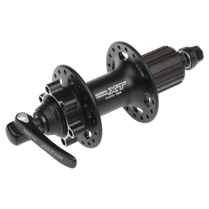 Shimano Deore XT FH-M756-A Rear Hub - 6-Bolt - QR - Black 3 Shimano Deore XT FH-M756-A Rear Hub - 6-Bolt - QR - Black