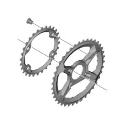 Shimano XTR Direct Mount Kettingblad - 4-Arm Für FC-M9100 / FC-M9120 - 2x12-Voudig -Shimano 286403 02 d 579135