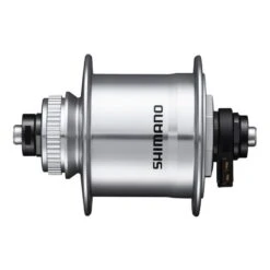 Shimano DH-UR700-3D Hub Dynamo - Centerlock - QR - Silver