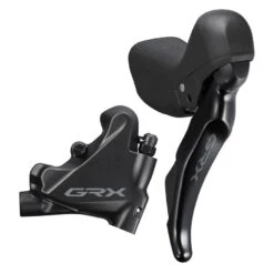 Shimano GRX ST-RX400 + BR-RX400 Hydraulische Schijfrem - Flat Mount - 10-Voudig - Set Achter