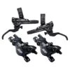 Shimano Deore XT BL-M8100 + BR-M8100 XC Race Hydraulische Schijfrem - I-Spec EV - J-Kit - Set Vooraan + Achter -Shimano 334315 00 d 704374