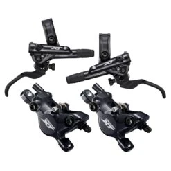 Shimano Deore XT BL-M8100 + BR-M8100 XC Race Hydraulische Schijfrem - I-Spec EV - J-Kit - Set Vooraan + Achter