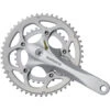 Shimano FC-R345 Compact Crankset 2x9-speed - Silver