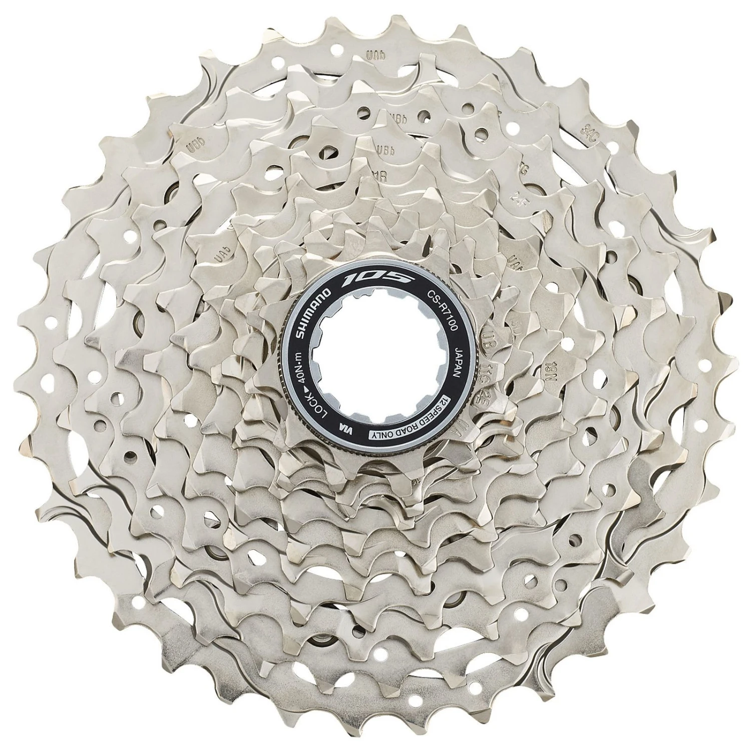 Shimano 105 CS-R7100 Cassette - HyperGlide | 12-voudig - 11-34 Tanden 3 Shimano 105 CS-R7100 Cassette - HyperGlide | 12-voudig - 11-34 Tanden