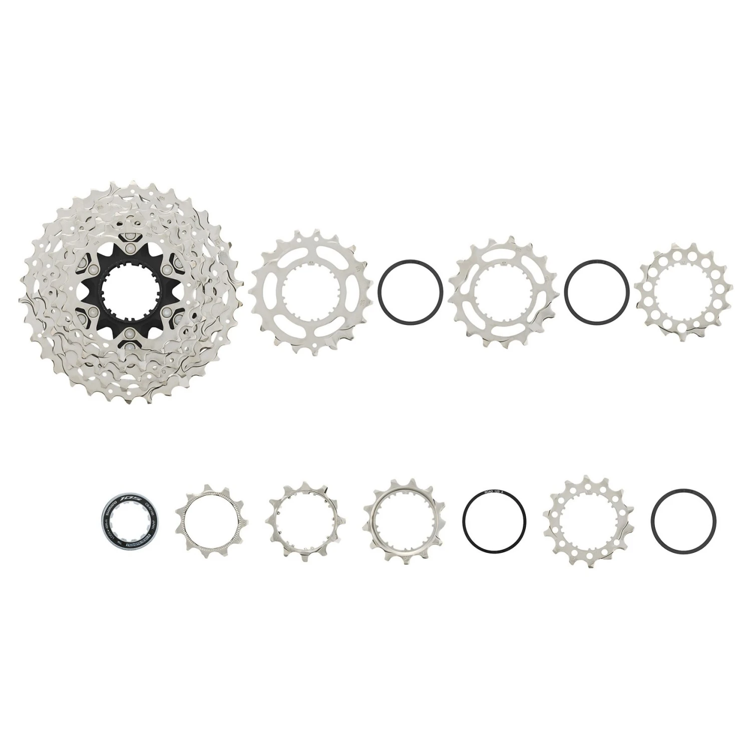Shimano 105 CS-R7100 Cassette - HyperGlide | 12-voudig - 11-34 Tanden 6 Shimano 105 CS-R7100 Cassette - HyperGlide | 12-voudig - 11-34 Tanden - Afbeelding 4