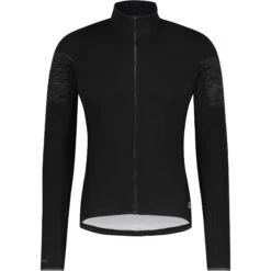 Shimano Beaufort Wind Insulated Fietsshirt Met Lange Mouwen Heren - Zwart