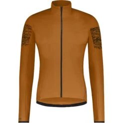 Shimano Beaufort Wind Insulated Fietsshirt Met Lange Mouwen Heren - Bronze