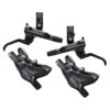 Shimano Deore BL-M6100 + BR-M6100 XC Race Hydraulische Schijfrem - J-Kit - Set Vooraan + Achter -Shimano shimano deore bl m6100 br m6100 xc race hydraulic disc brake set fw rw 835605