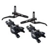 Shimano Deore XT BL-T8100 + BR-M8100 XC Race Hydraulische Schijfrem - I-Spec II - J-Kit - Set Vooraan + Achter