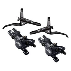 Shimano Deore XT BL-T8100 + BR-M8100 XC Race Hydraulische Schijfrem - I-Spec II - J-Kit - Set Vooraan + Achter
