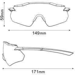 Shimano Equinox Glasses - Matte Black - Ridescape Rd / Clear -Shimano shimano eceeqnx4rdl02 equinox glasses matte black ridescape 2 990927