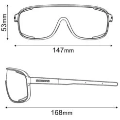 Shimano Technium Bril - Bronze Gold - Ridescape OR / Clear -Shimano shimano ecetcnm1ord07 technium glasses bronze gold 10 978807