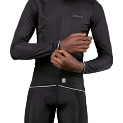 Shimano Evolve Insulated Wind Fietsshirt - Black -Shimano shimano evolve insulated wind radtrikot 7 1063109 1