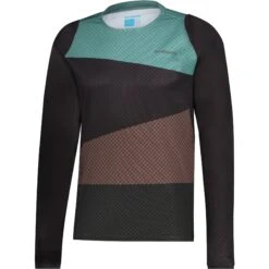 Shimano Fujimi Fietsshirt Met Lange Mouwen - Black/green