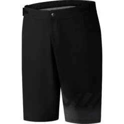 Shimano Fukui Printed MTB Shorts - Black/gray