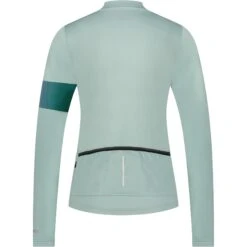 Shimano Kaede Dames Fietsshirt Met Lange Mouwen - Printed - Restore Green -Shimano shimano kaede womens long sleeves jersey printed restore green 1 1546470