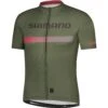 Shimano Logo Fietsshirt - Warm Olive