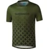 Shimano Myoko MTB Shortsleeve Jersey - Khaki
