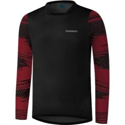 Shimano Myoko MTB Fietsshirt Met Lange Mouwen - Spicy Red