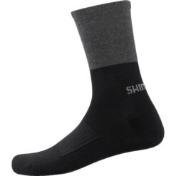 Shimano Original Wool Tall Fietssokken - Black/gray