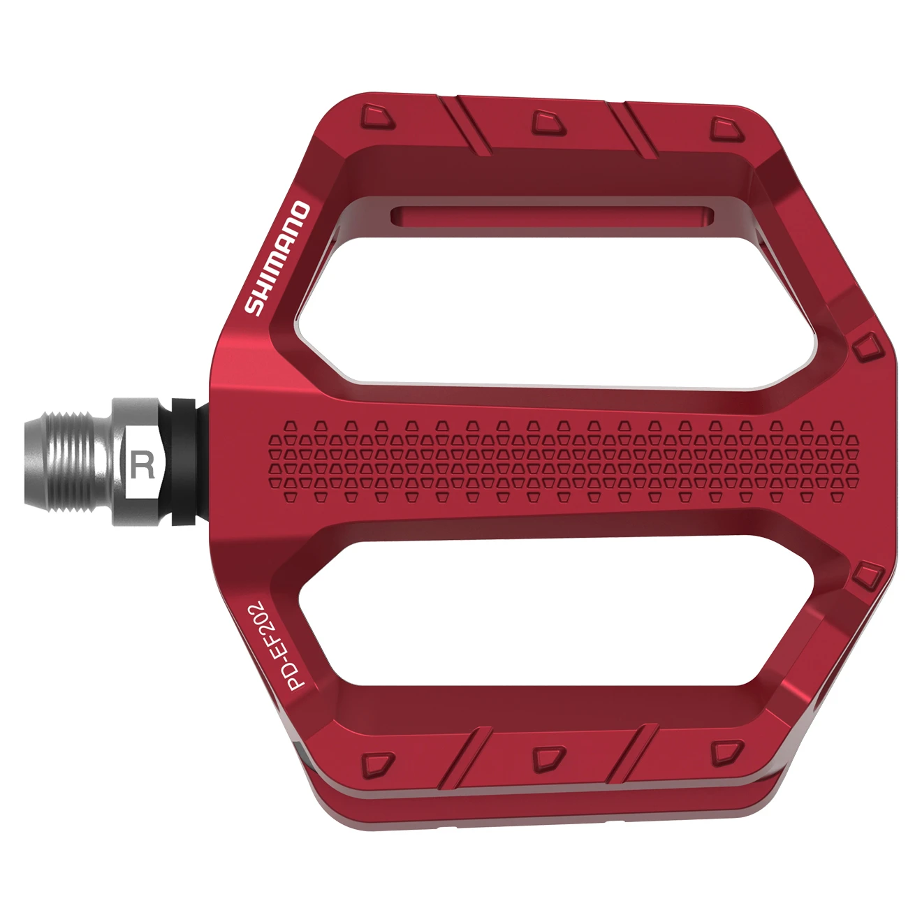 Shimano PD-EF202 Flat Pedal - Red 4 Shimano PD-EF202 Flat Pedal - Red - Afbeelding 2