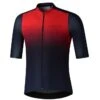 Shimano S-Phyre Flash Fietsshirt - Red/navy -Shimano shimano s phyre flash kurzarmtrikot 2 1150170