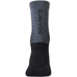 Shimano S-Phyre Merino Tall Fietssokken - Black/gray -Shimano shimano s phyre merino tall socks black gray 1 1320204