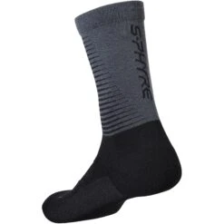 Shimano S-Phyre Merino Tall Fietssokken - Black/gray -Shimano shimano s phyre merino tall socks black gray 2 1320203