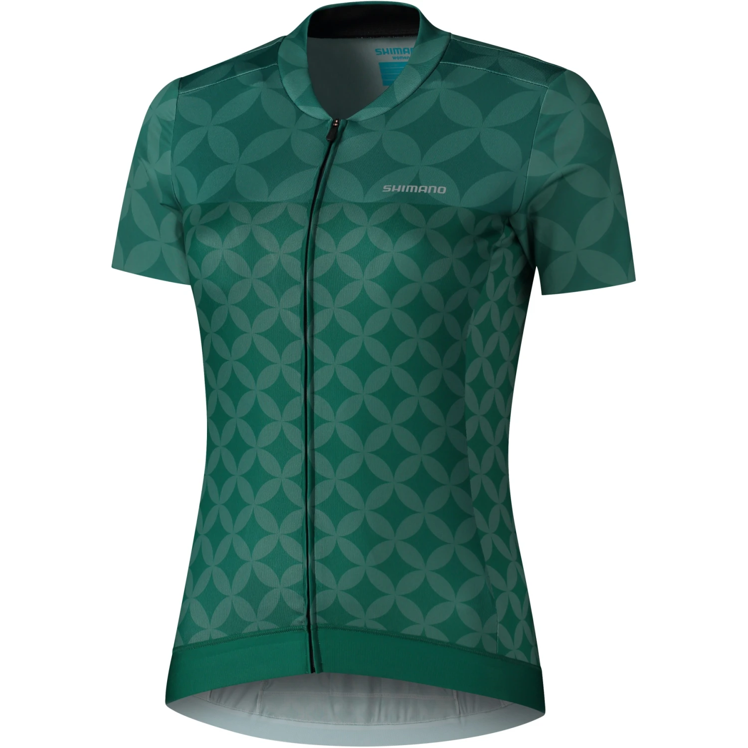 Shimano Sagami Dames MTB Fietsshirt Met Rits - Green 3 Shimano Sagami Dames MTB Fietsshirt Met Rits - Green