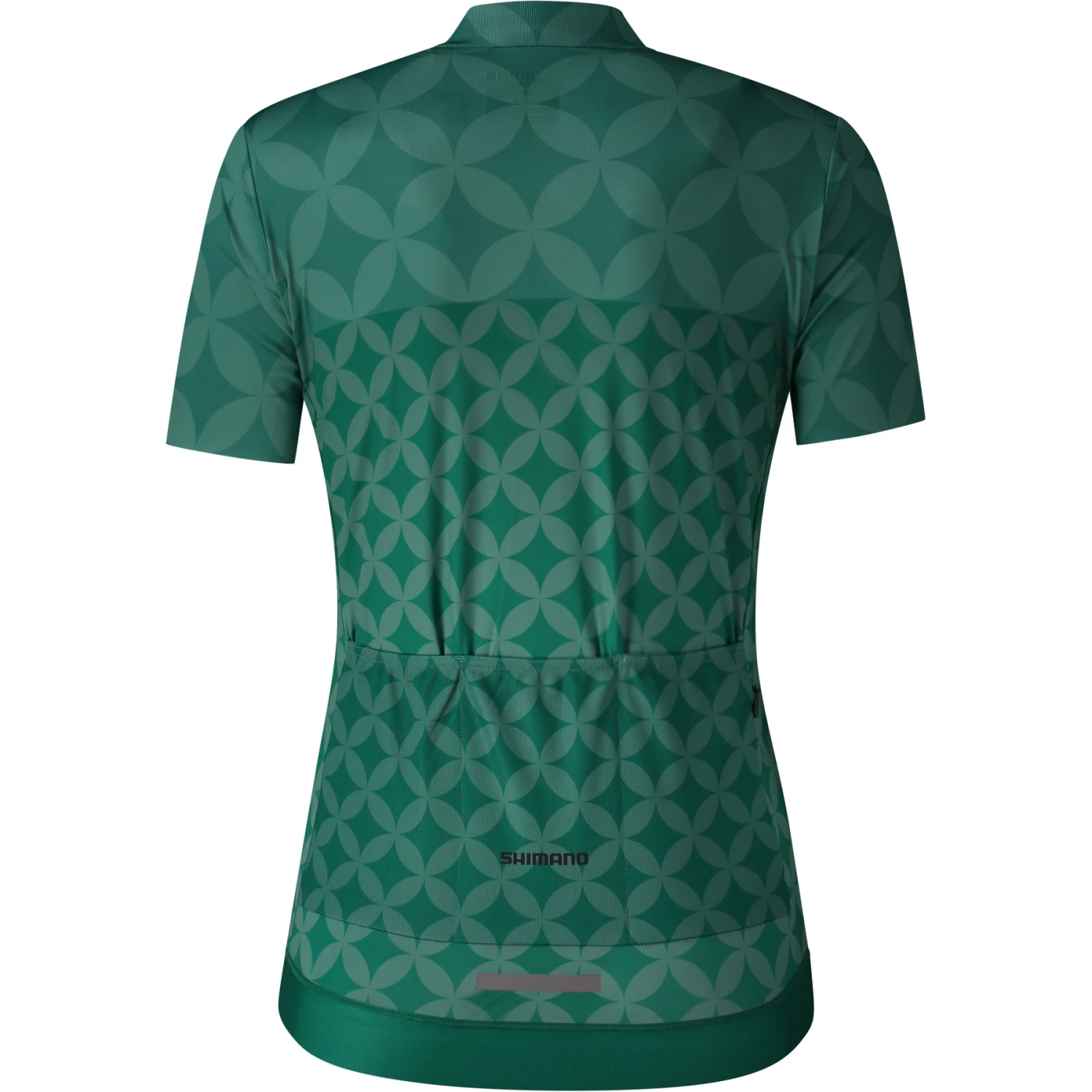 Shimano Sagami Dames MTB Fietsshirt Met Rits - Green 4 Shimano Sagami Dames MTB Fietsshirt Met Rits - Green - Afbeelding 2