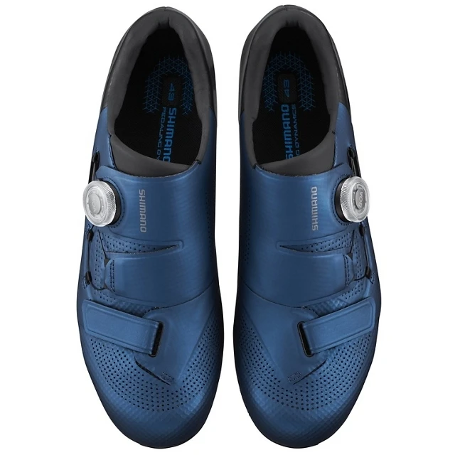 Shimano SH-RC502 Wide Racefietsschoenen - Breed - Blauw 4 Shimano SH-RC502 Wide Racefietsschoenen - Breed - Blauw - Afbeelding 2