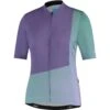 Shimano Sumire Dames Fietsshirt - Purple/green