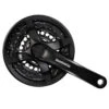 Shimano Tourney FC-TY501 Crankset 3x6/7/8 - With Chain Guard - Black -Shimano shimano tourney fc ty501 kurbelgarnitur 3x678 mit kettenschutzring black 1563974