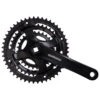 Shimano Tourney FC-TY501 Crankset 3x6/7/8 - Without Chain Guard - Black -Shimano shimano tourney fc ty501 kurbelgarnitur 3x678 ohne kettenschutzring efcty501e888xlb 1563953