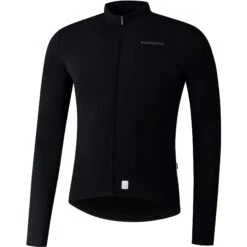 Shimano Vertex Thermal Fietsshirt Met Lange Mouwen - Black
