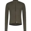 Shimano Vertex Thermal Fietsshirt Met Lange Mouwen - Moss Green 2 Shimano Vertex Thermal Fietsshirt Met Lange Mouwen - Moss Green -Shimano shimano vertex thermal long sleeves jersey moss green 2 1546503