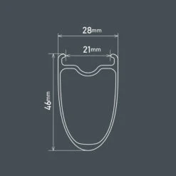 Shimano WH-RS710-C46-TL Achterwiel - 28" | Carbon | Clincher/Tubeless | Centerlock - 12x142mm - HG-EV -Shimano shimano wh rs710 c46 tl 4 1311636