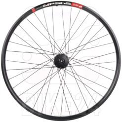 Shimano | DT Swiss - Deore | 545d - 26 Inch Front Wheel - 6-Bolt- QR - Black
